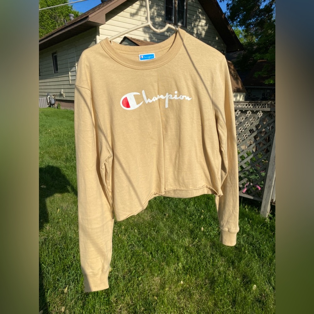 CHAMPION long sleeve crop top